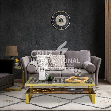 Master Liliana Art Style Raque Sofa | 3 Seaters | 2 Colours Available CRUZ INTERNATIONAL